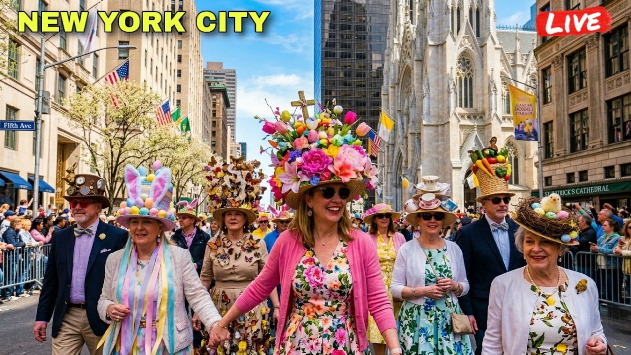 NYC LIVE Easter Bonnet Festival 2026 - Easter Parade in NYC 2026