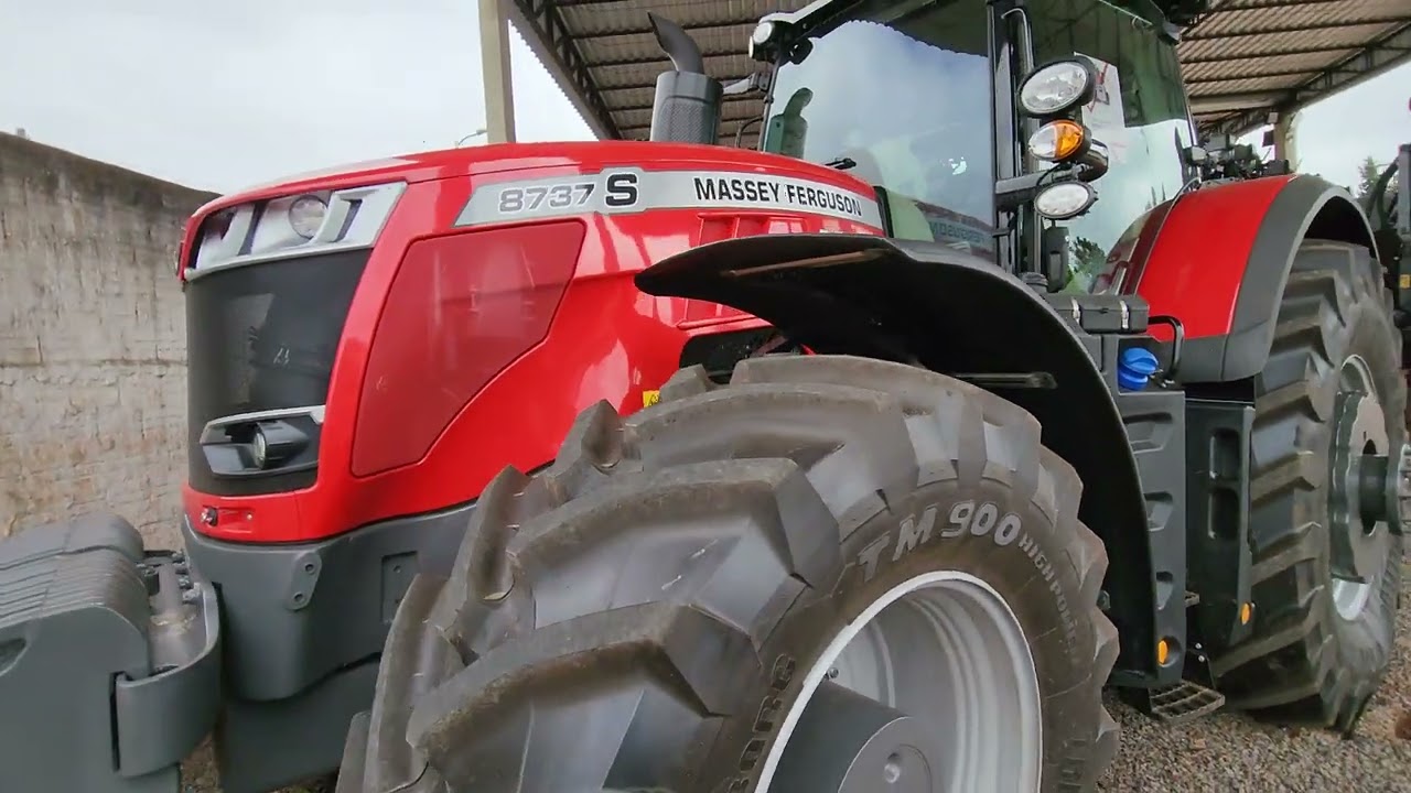 MASSEY FERGUSON 8737-S DYNA VT ( CÂMBIO CVT ) + MOMENTUM 24 LINHAS