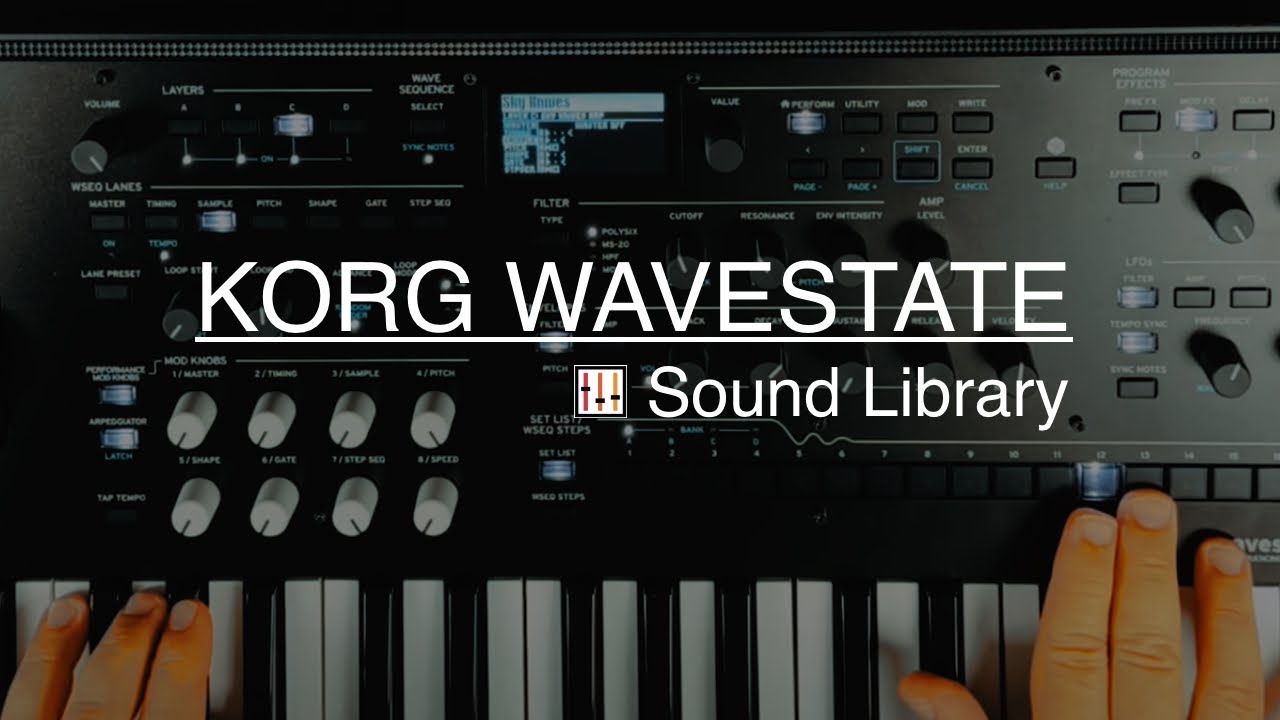 App Sound Korg Wavestate Ambient Nature (Bank A)