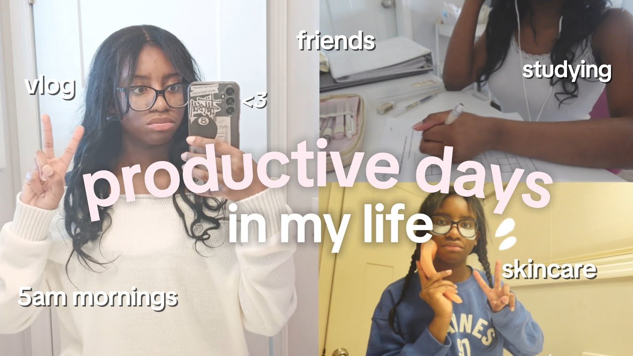 PRODUCTIVE DAYS IN MY LIFE 📓: daily life, study session, friends, and more ♡