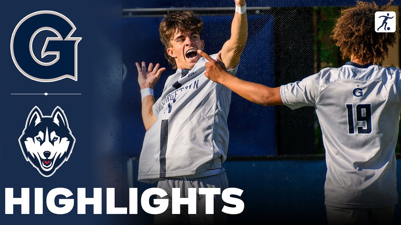 Georgetown vs UConn | NCAA College Soccer | Highlights - November 09, 2023