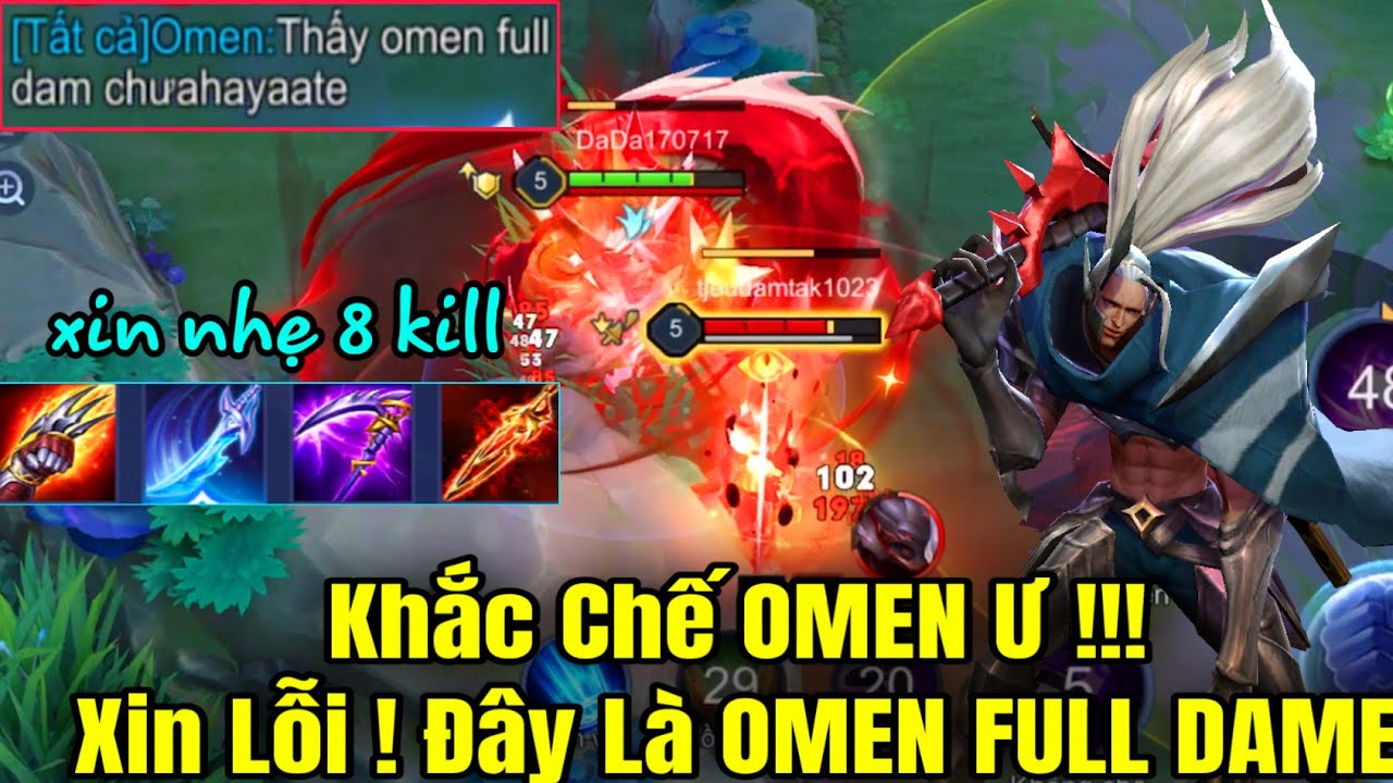 OMEN FULL DAME Khiến HAYATE Cả Trận Không Chơi Nổi Game - Này Thì Đòi Khắc Chế OMEN