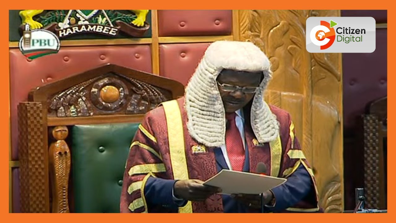 Moses Wetangula's first speech as the new National Assembly Speaker