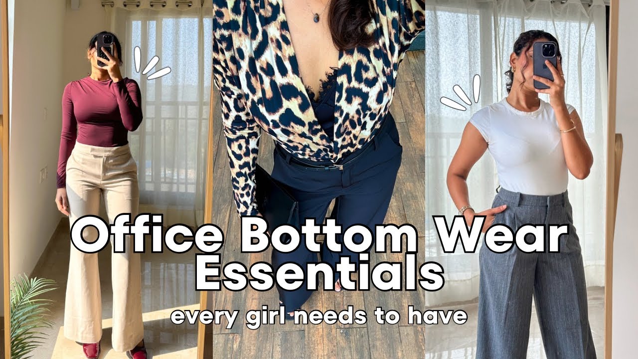 Must Have Bottoms for Office | Formal Trousers | Formal Skirts | H&M | Myntra | Dharti Singh