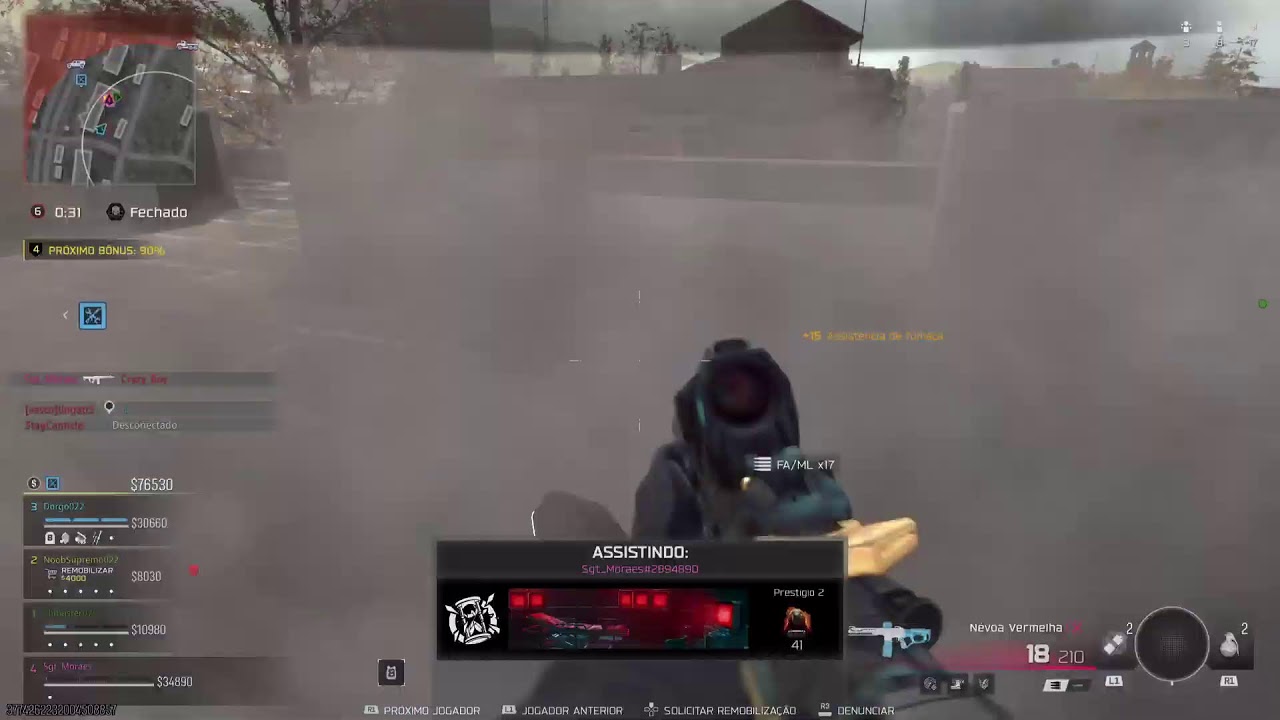 Brincando na casual do Warzone!