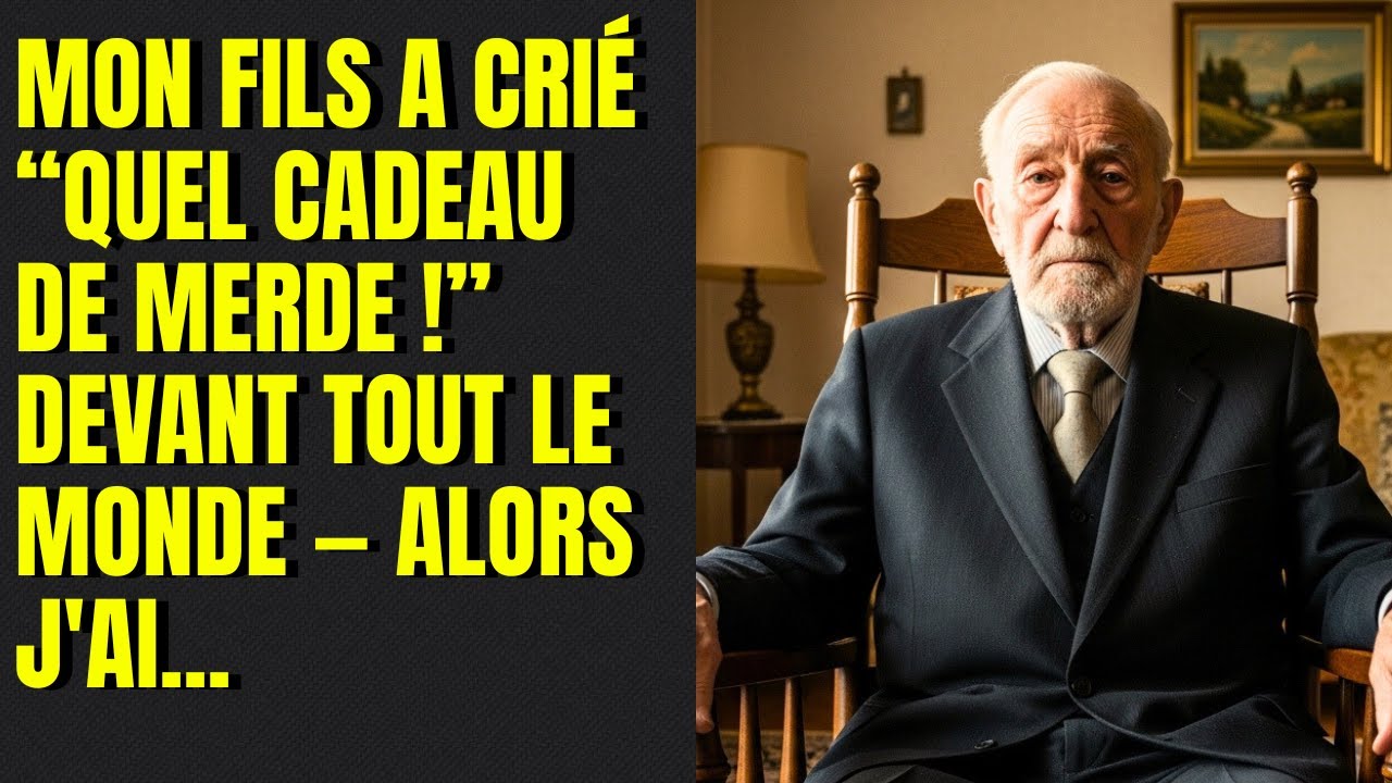 Mon fils a crié “quel cadeau de merde !” devant tout le monde — alors j'ai...
