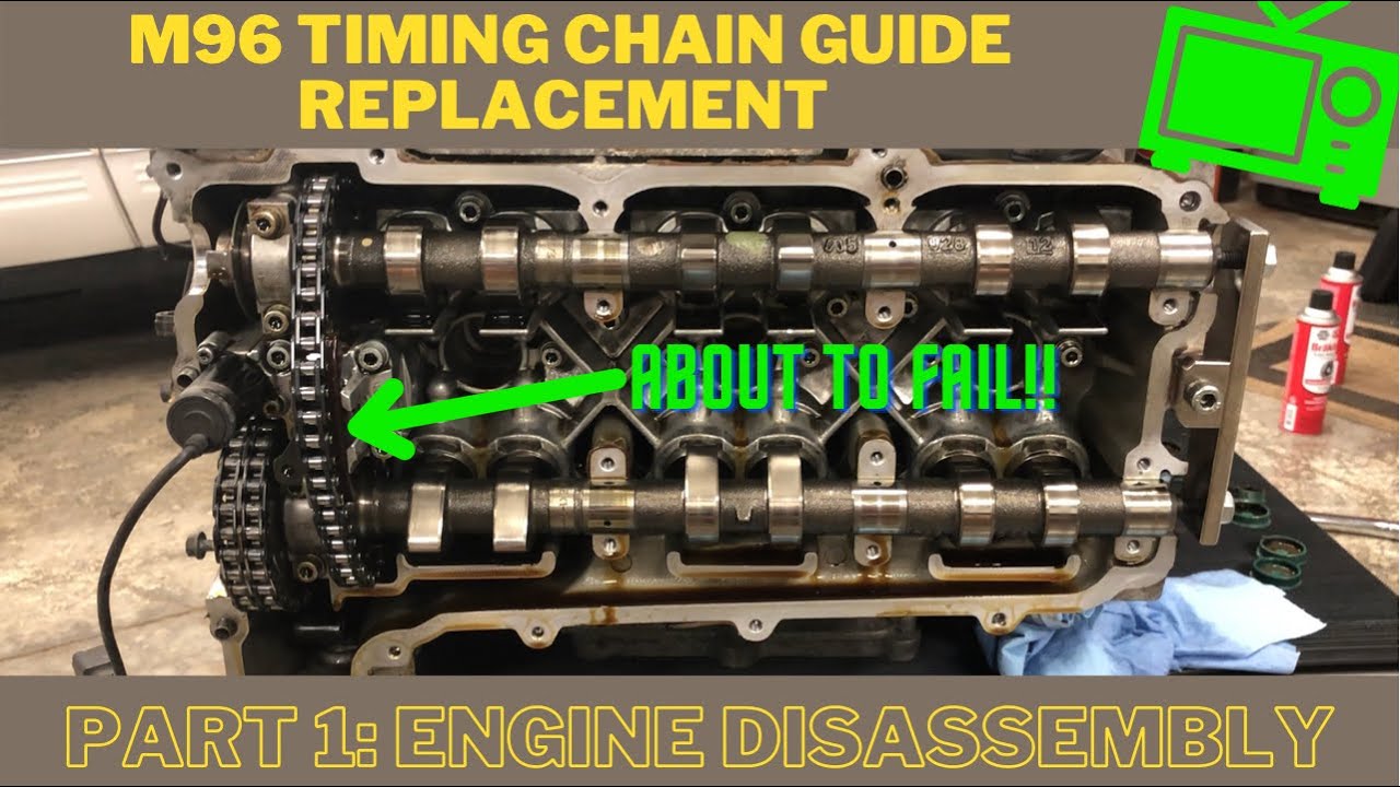 Porsche M96 Timing Chain Guide Replacement, Disassembly