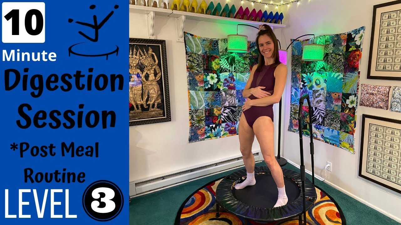 10 min | Level 3 | Digestion Session | Post Meal Routine | I Jump Instead on a Cellerciser®