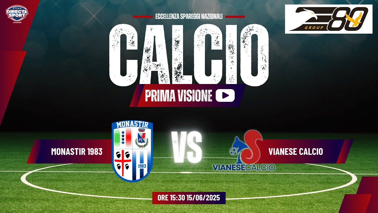 Calcio Eccellenza Spareggi Nazionali 2° Turno Ritorno – Monastir 1983 Vianese Calcio (2-0)