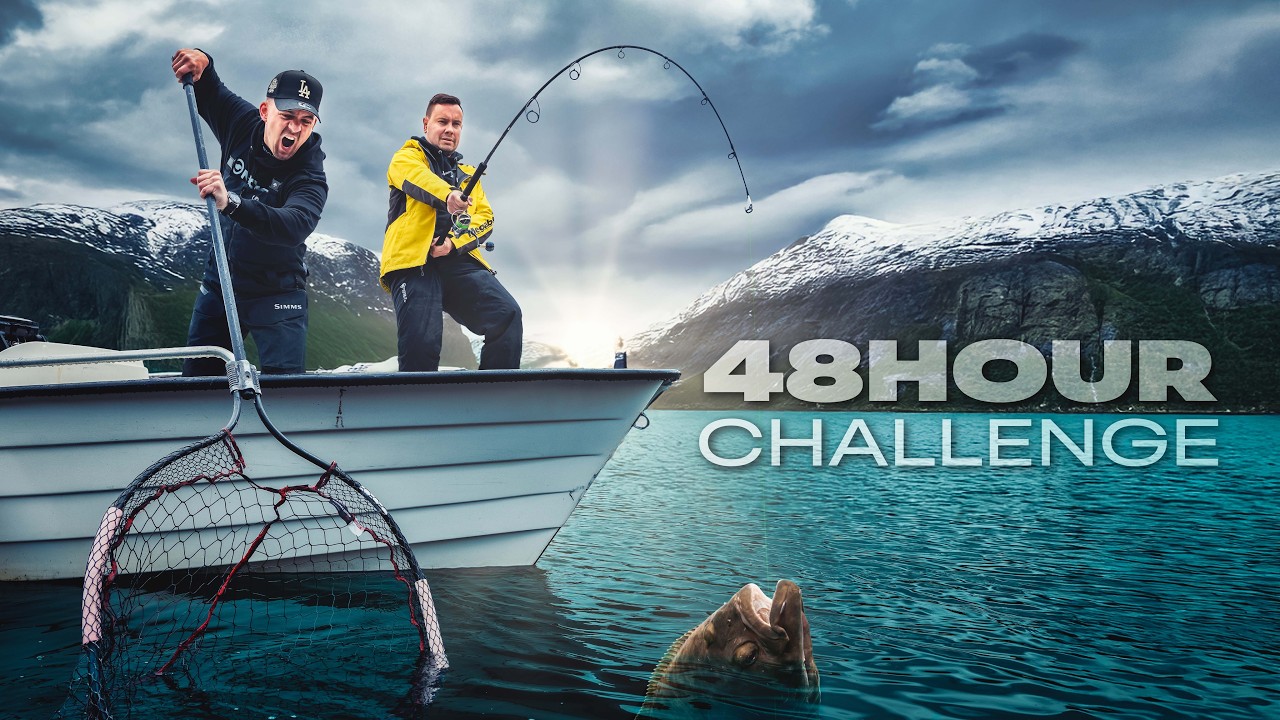 48H HEILBUTT-JAGD 🐟💥 | Mission XXL in Nord-Norwegen 🇳🇴