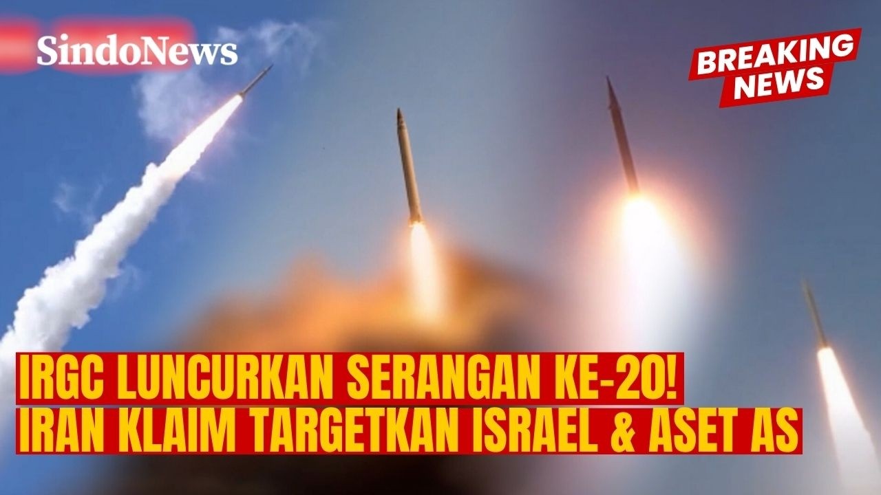 IRGC Luncurkan Gelombang Serangan ke-20! Iran Targetkan Israel & Aset AS di Operasi “True Promise 4”