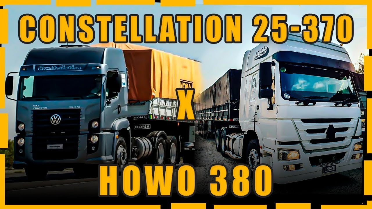 QUAL É O PIOR CAMINHÃO DO BRASIL? SINOTRUK HOWO 380 VS CONSTELLATION 25.370