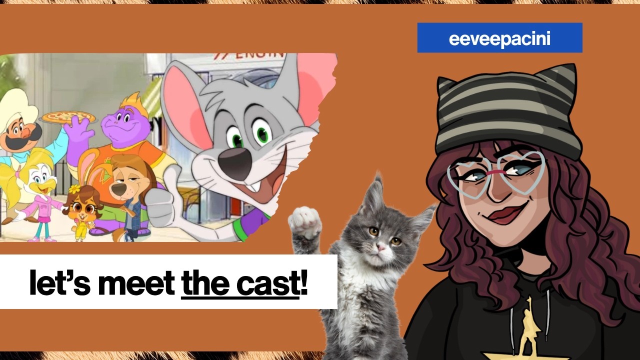 let's meet the cast of the 2025 chuck e cheese holiday special (+ animated tv series!)