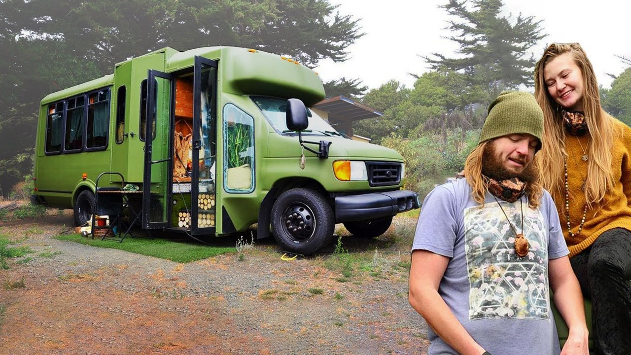 ТУР SKOOLIE | Великолепный автобус-дом на дереве с уникальными возможностями для постоянного прож...
