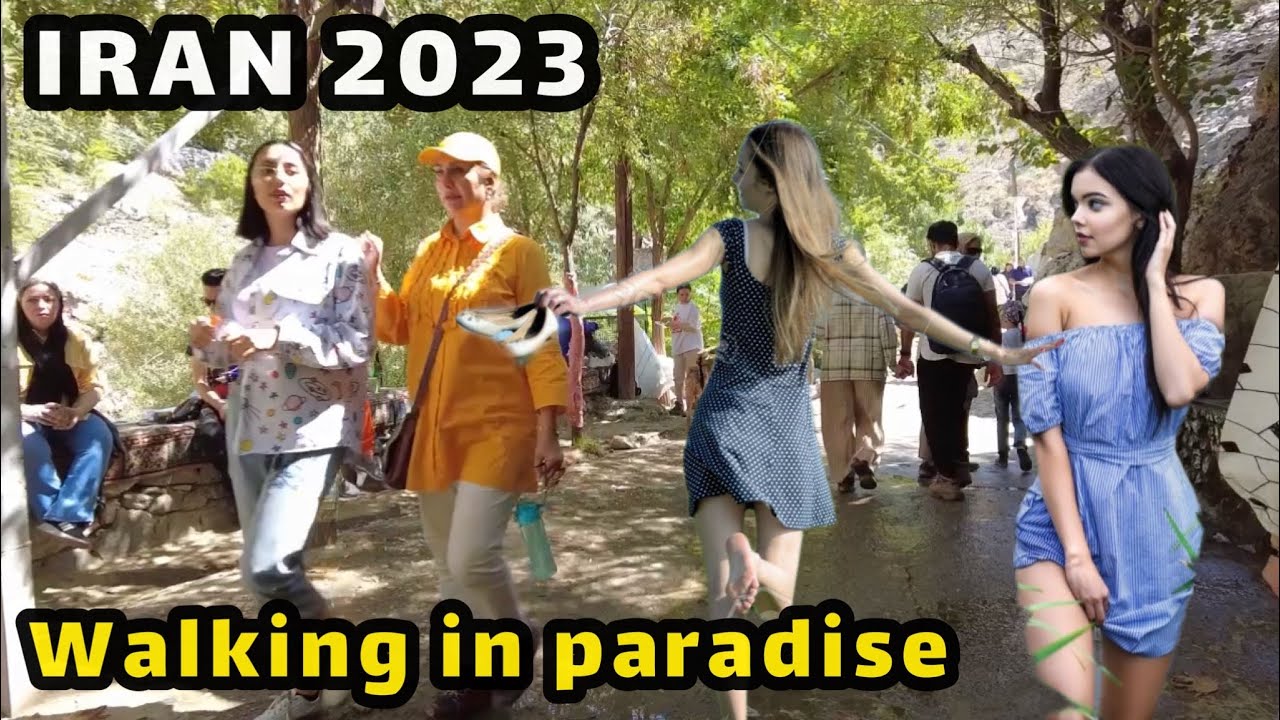 Walking in paradise of IRAN - Walk with me in one of the best location For Iranian People-درکه تهران