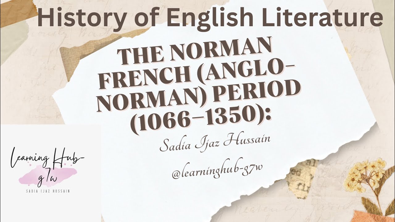 Norman French Period Explained in Detail | CSS English Literature History (1066–1350)