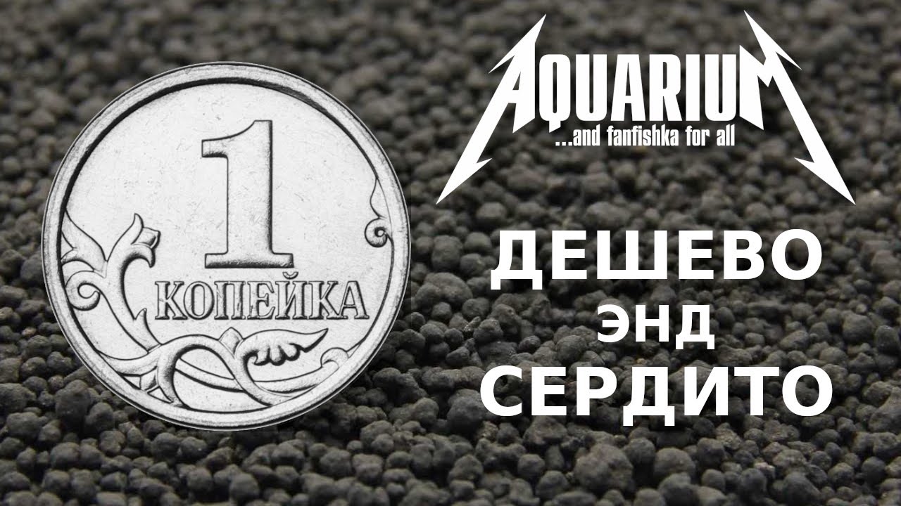 Копеечный питательный грунт-подложка для аквариума своими руками