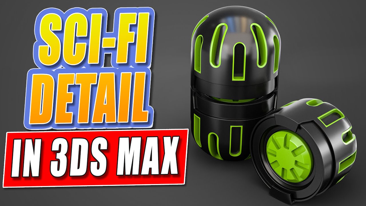 Hard Surface: Sci fi Detail In 3ds Max || N°_285