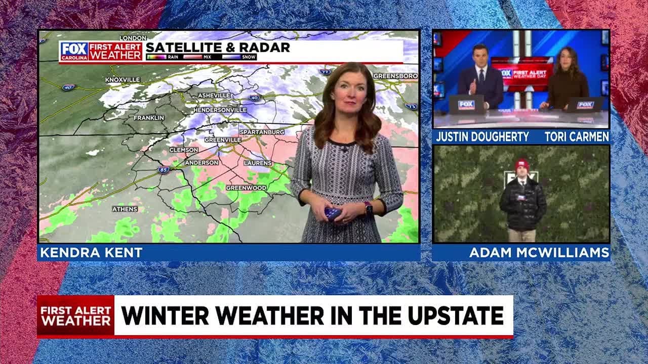 Monitoring weather in the Upstate as precipitation shifts