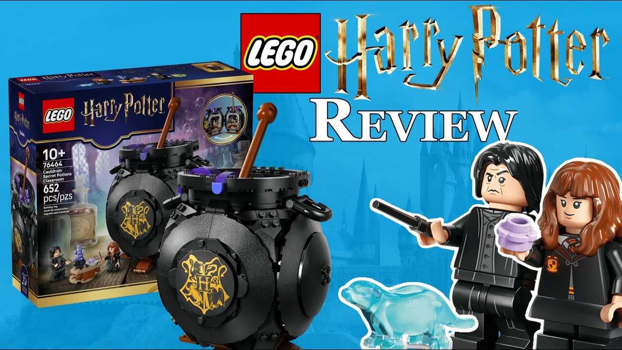 Обзор набора LEGO Harry Potter «Котел: Секретный класс зелий»!