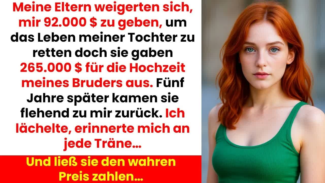 Sie retteten nicht das Leben meiner Tochter doch Jahre später batten sie mich um Hilfe…