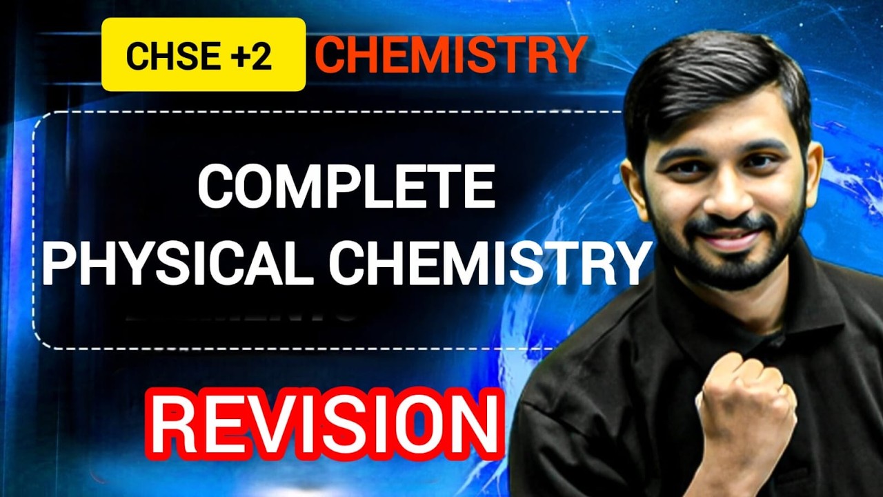 Complete Physical Chemistry Revision🔥 CHSE Chemistry board exam question paper 2026