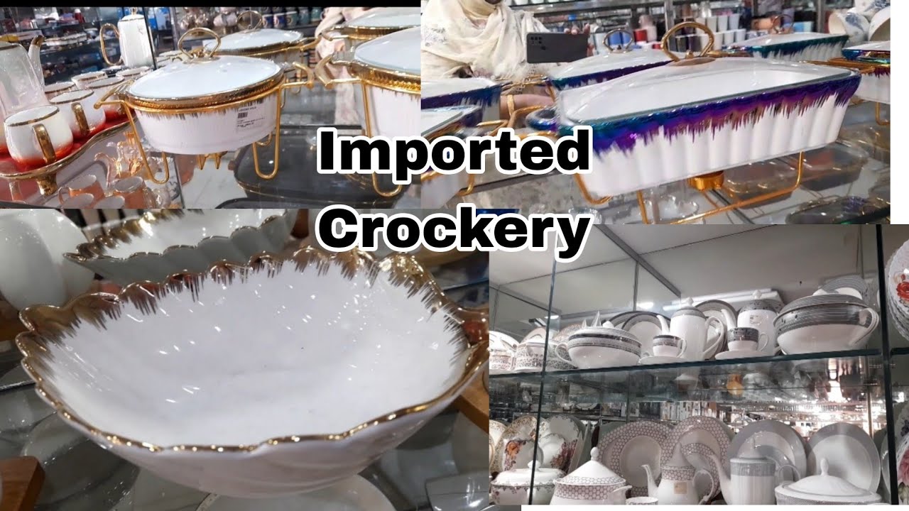 Bone China dinner set New Designs crockery items #crockery #crockerymarket #dinnerset #crockeryitems