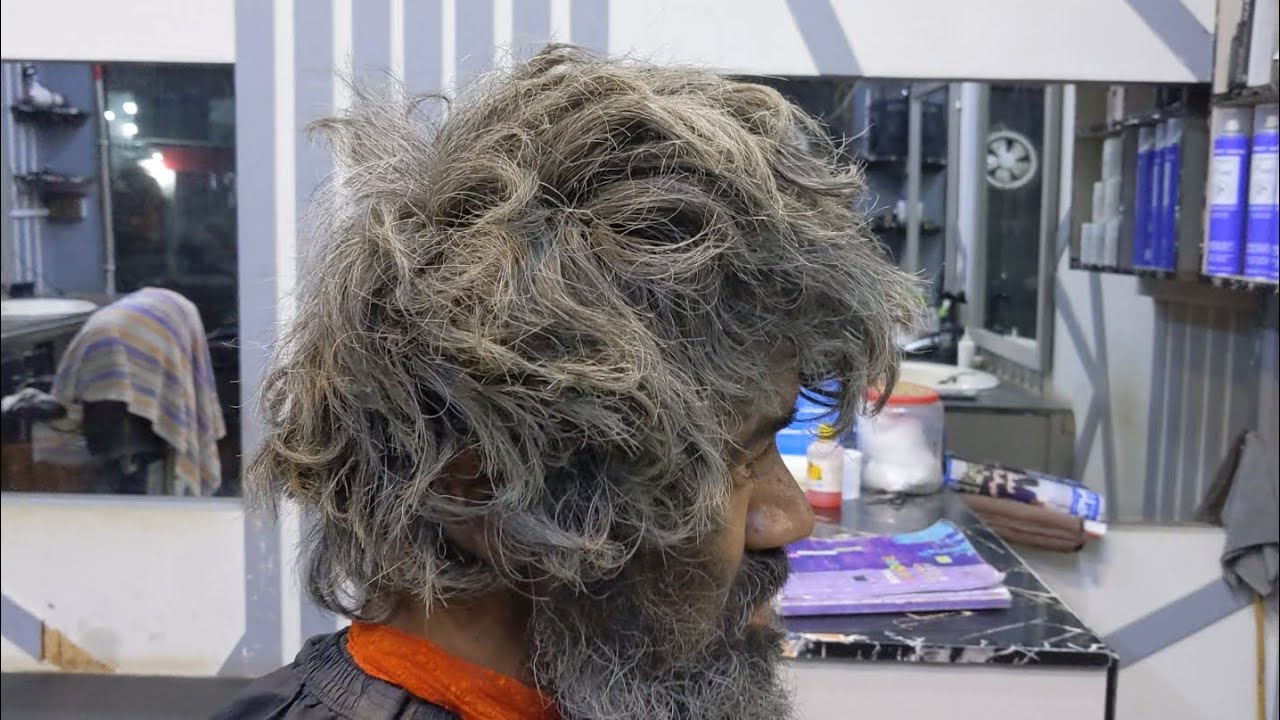 Homeless Yang Man dirty hair transformation #hammadhairstudio