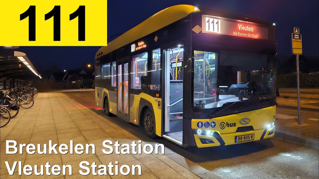U-OV lijn 111: Breukelen Station  - Vleuten Station | Transdev Utrecht | Transdev 7707 | 2025