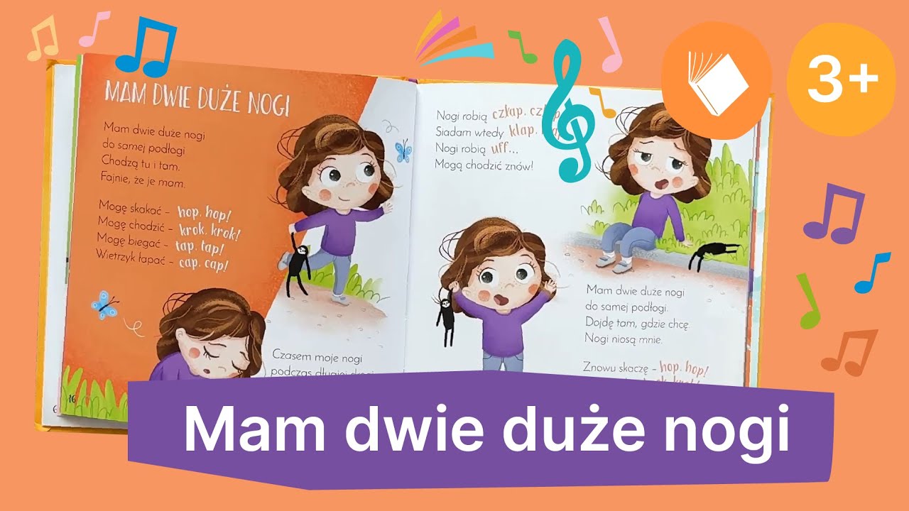 JADZIA PĘTELKA - Mam dwie duże nogi - P I O S E N K A z wierszyka