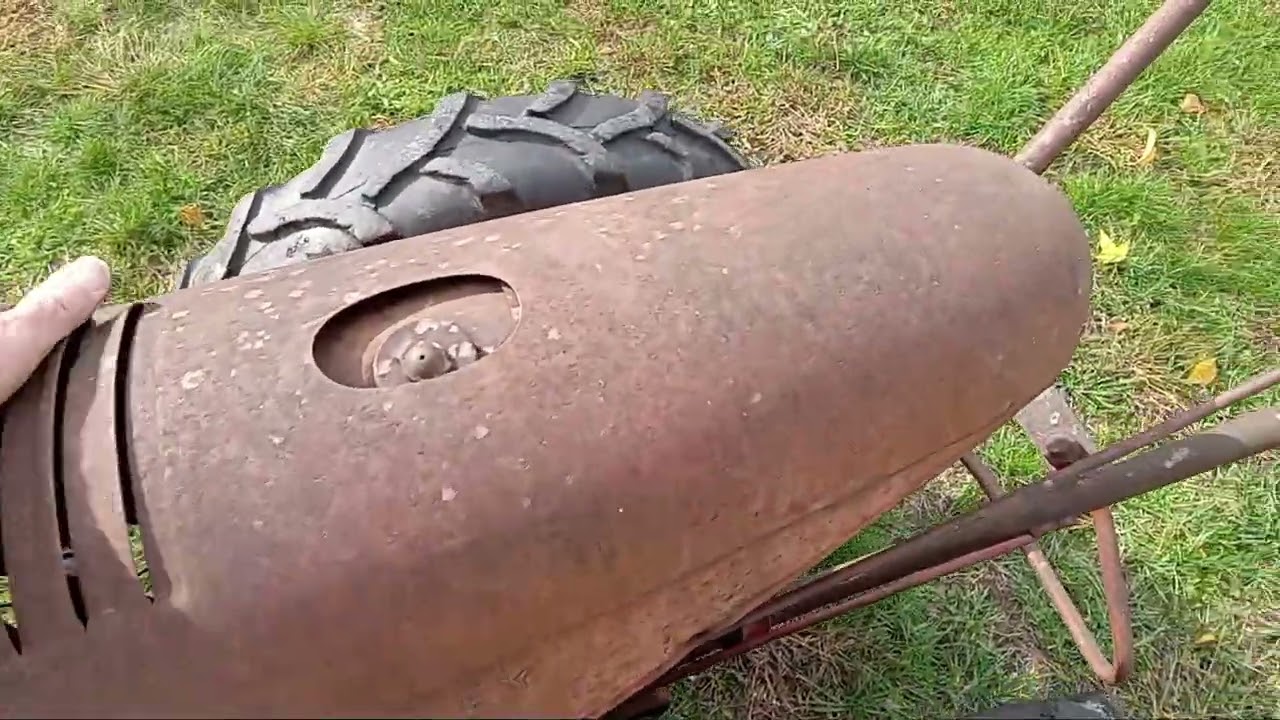 Just got an antique  David Bradley walk behind garden tractor