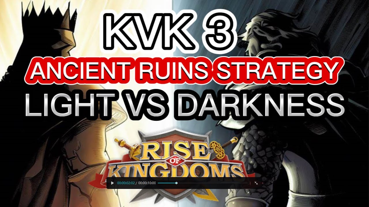 ROK War For Ancient Ruins - Best Strategies from 2390 KVK 3 in Rise of Kingdoms Part 1