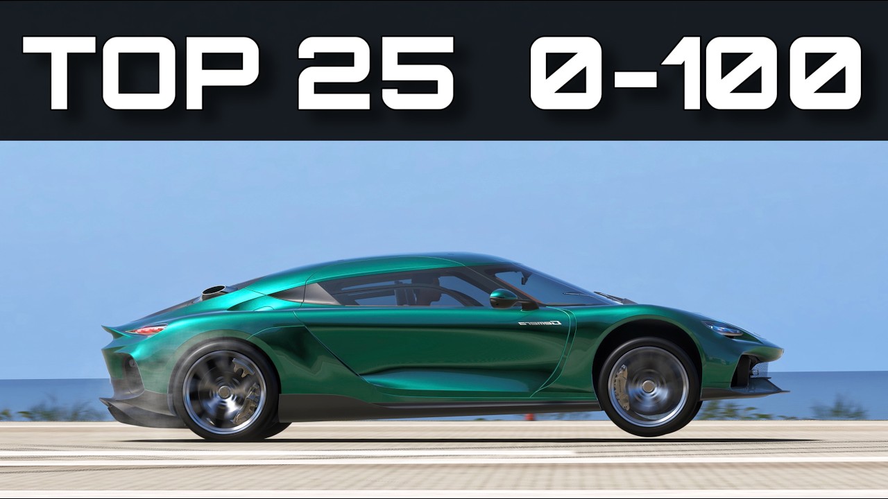 TOP 25 FASTEST 0-100 CARS | Forza Horizon 6 | Unreal Accelerations!