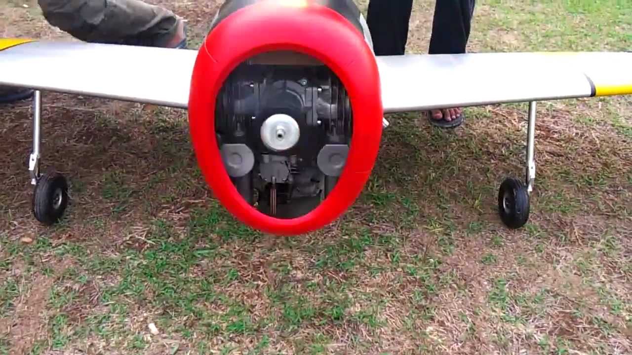 Maiden Flight of Giant Scale P-47 Thunderbolt 