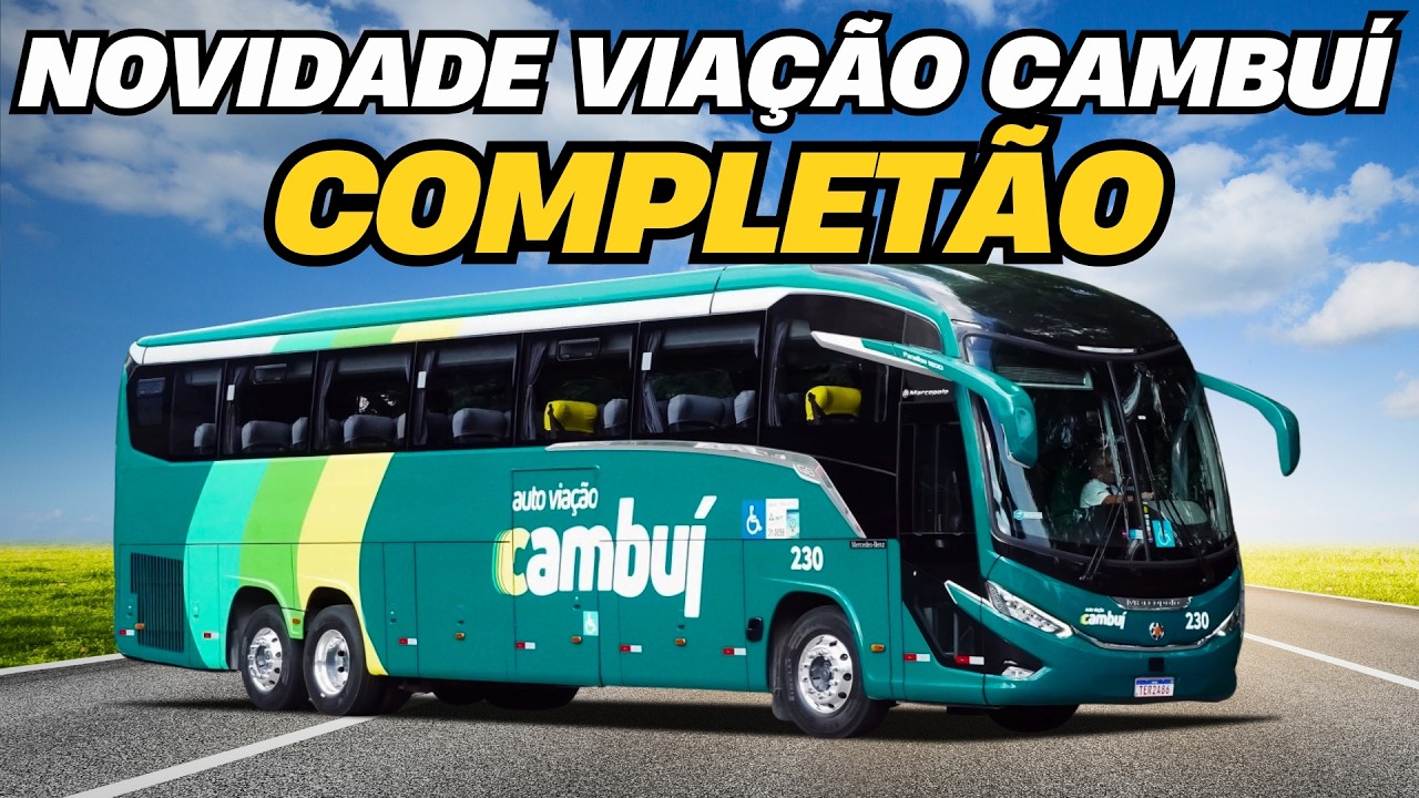 É CONFORTÁVEL?? O 1º MARCOPOLO G8 DA AUTO VIAÇÃO CAMBUÍ | MERCEDES BENZ O-500RSD