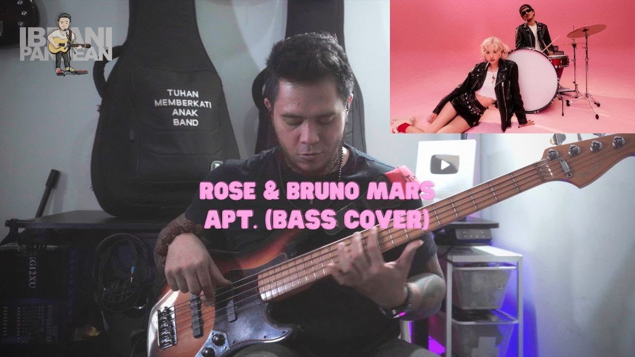 APT - ROSE & BRUNO MARS (IBRANI PANDEAN BASS COVER)