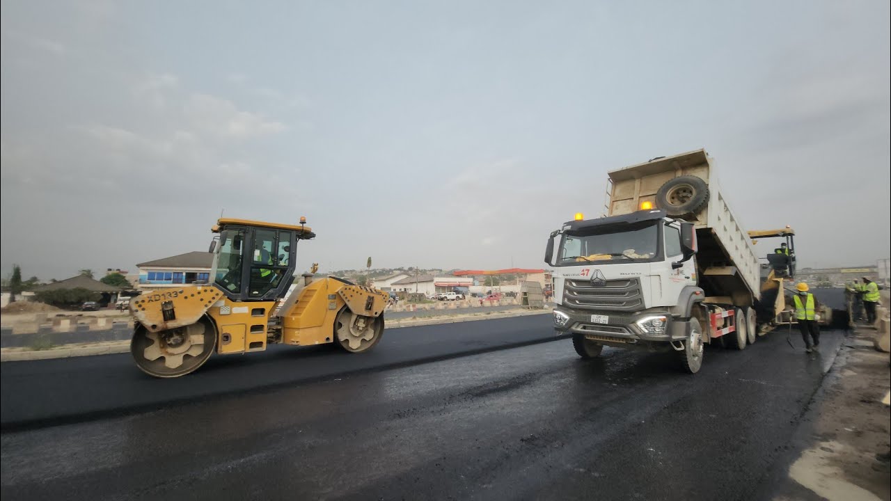 Pokuase New Update Preview O. Final Asphalting | Ofankor Road Soon To be Completed