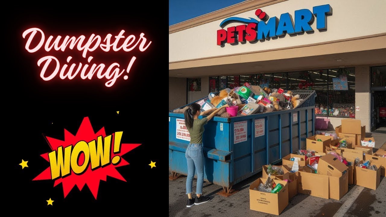 Epic Dumpster Diving Score!  Let's go Diving!