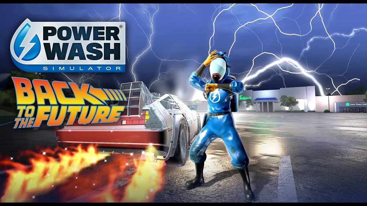 PowerWash Simulator - Back To The Future - 05 - Doc's Time Train Part 1 [1440p]
