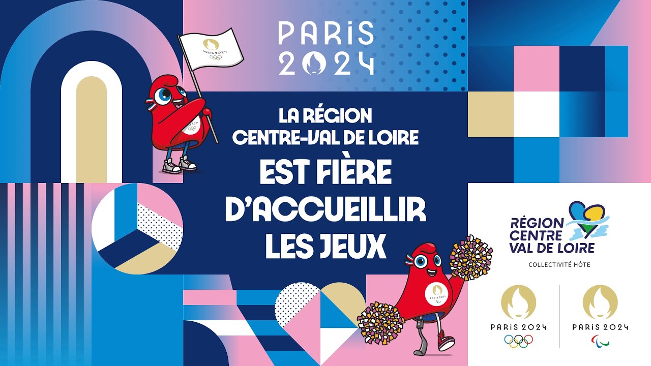 La Région Centre-Val de Loire, collectivité hôte de Paris 2024 🥇