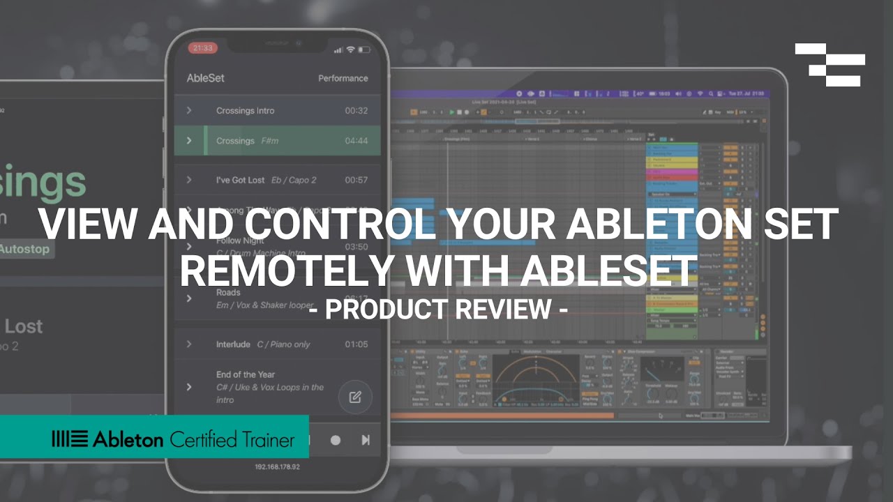 View and Control your Ableton Set remotely with Ableset | Product Review