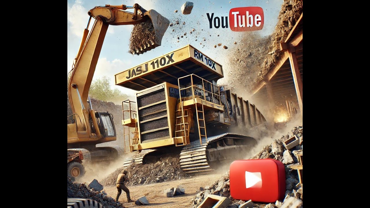 RM J110X обзор машины: Мобильная щёковая дробилка: