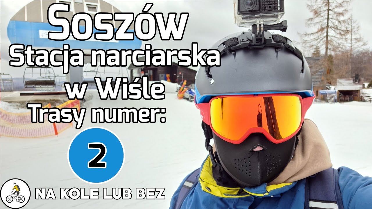 [4K] #Soszów - Stacja Narciarska w Wiśle. Zjazd narciarski trasą numer 02. Soszów - #Wisła Ski&Bike.
