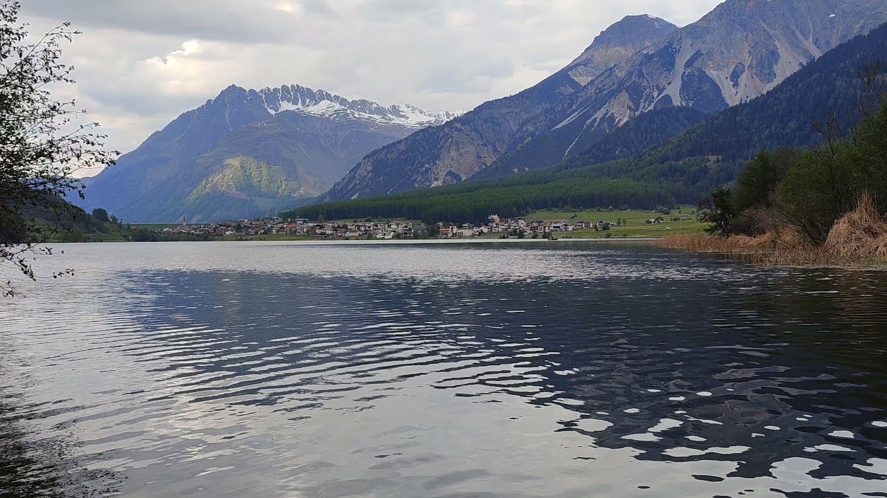 Haidersee Mountain Lake with Ducks South Tyrol ITALY &bull; No Loop REAL TIME 😌 Virtual 4K ASMR