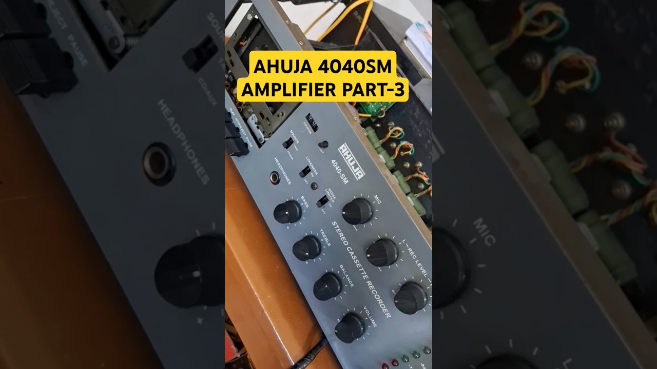 Ahuja 4040sm Amplifier part 3 #ahuja4040sm #ahuja #audioequipment