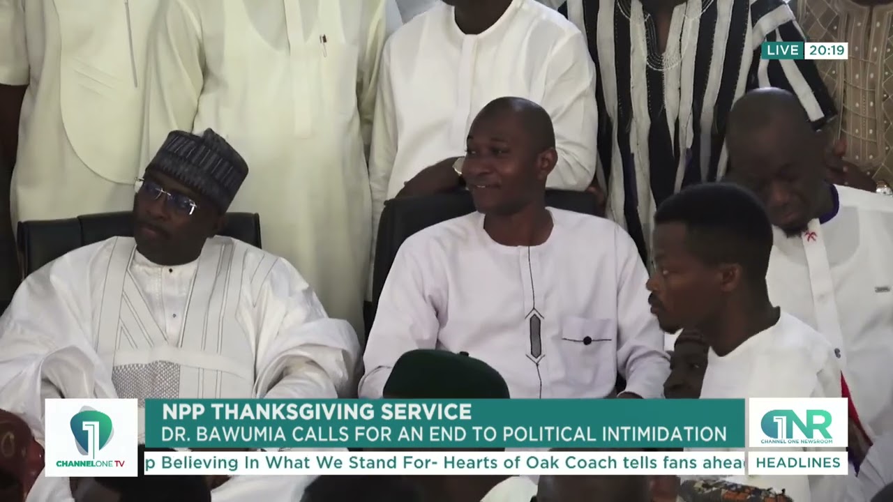Dr Bawumia Speaks Out Against Political Intimidation at NPP Thanksgiving Service
