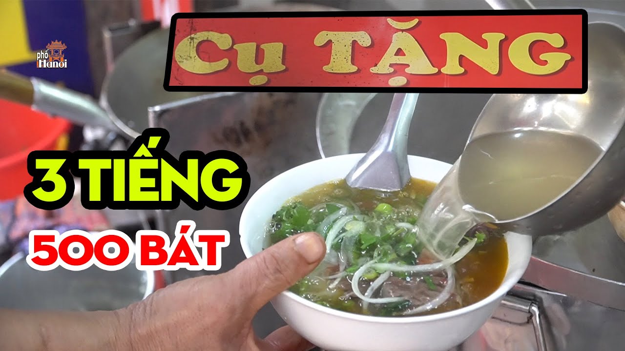 Phở Cụ Tặng Quán Gia Truyền Nổi Tiếng Nhất Đất Nam Định Làm Không Giống Ai #hnp