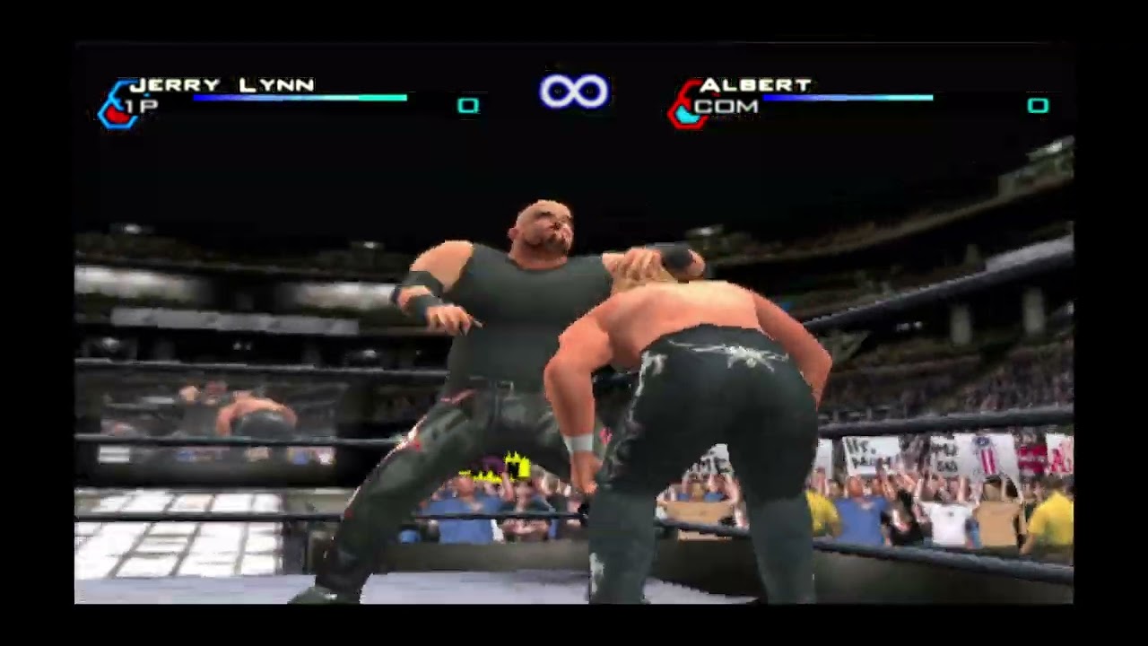 WWF Smackdown! Just Bring It - PS2 Gameplay - Jerry Lynn vs Albert