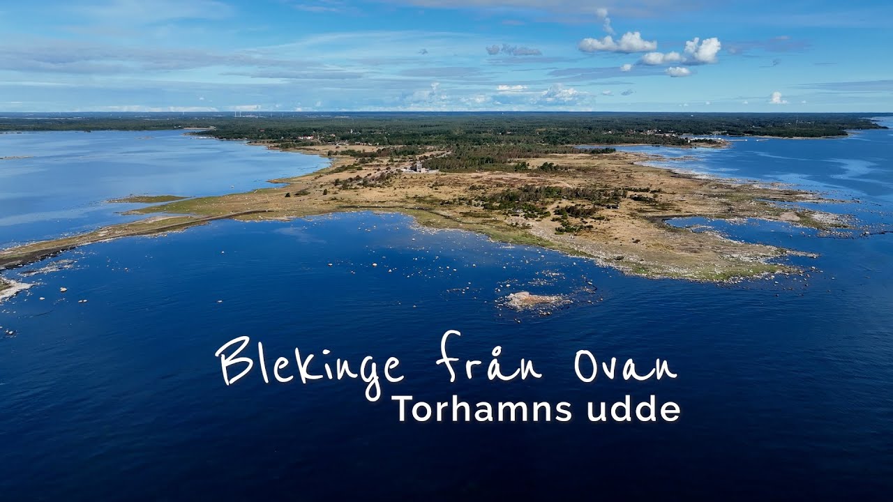 TORHAMNS UDDE - Blekinge från ovan. Upplev Blekinge Arkipelag längs ARK56 såsom fåglarna ser den.
