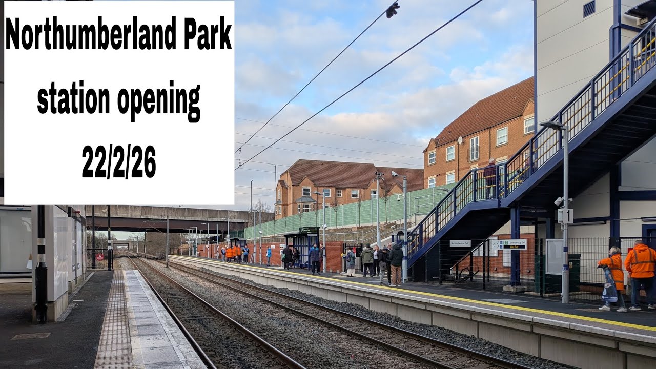 Northumberland Park station opening 22/2/26